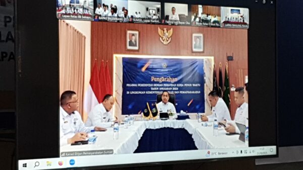 Perkuat Sinergi Layanan Hukum, Petugas Lapas Sekayu Ikuti Sosialisasi Legal Clinic Collaboration