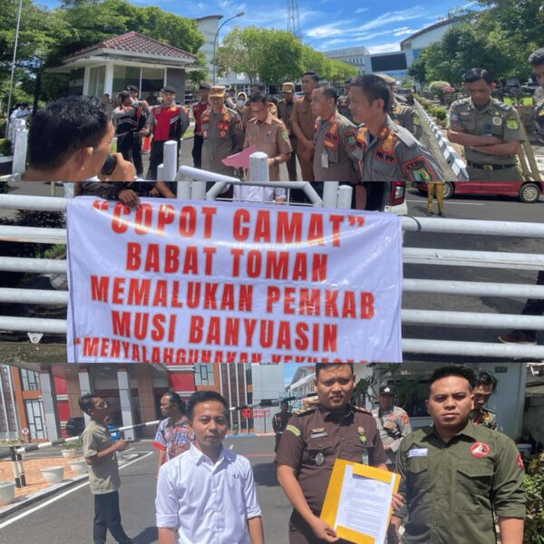 LSM TRINUSA “Kepung” Kantor Pemkab dan Kejari Sekayu, Desak Pencopotan Camat Babat Toman dan Penindakan Tegas