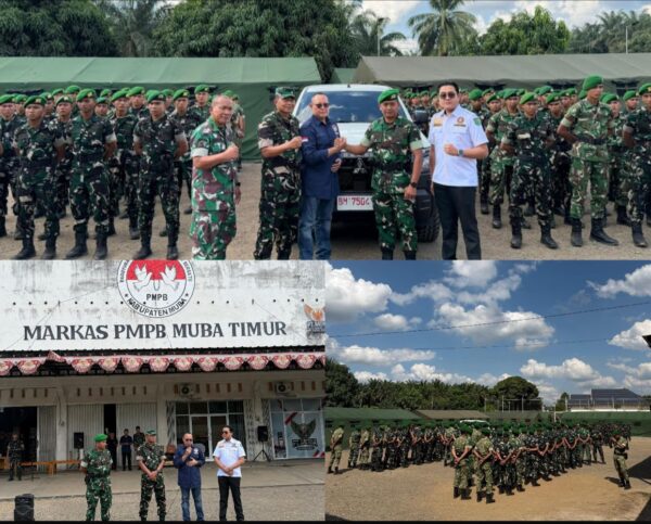 Kasdam II/Sriwijaya Apresiasi Dukungan PMPB dan Pemdes Tampang Baru untuk Markas Yonif TP 984