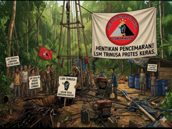 LSM Trinusa Berencana Akan Unjuk Rasa di Polres Muba, Dugaan Dedi salah satu Mafia Minyak Ilegal Driling di Pakerin