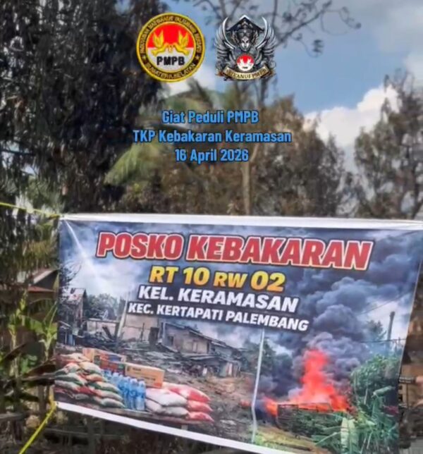 Aksi Cepat Kemanusiaan: Abah Yusuf  Ketum PMPB Sumsel Ringankan Beban Korban Kebakaran Kertapati