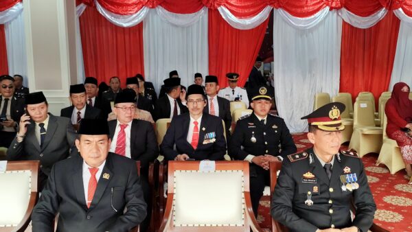 Lapas Sekayu Ikuti Upacara Penurunan Bendera Merah Putih di Kabupaten Muba