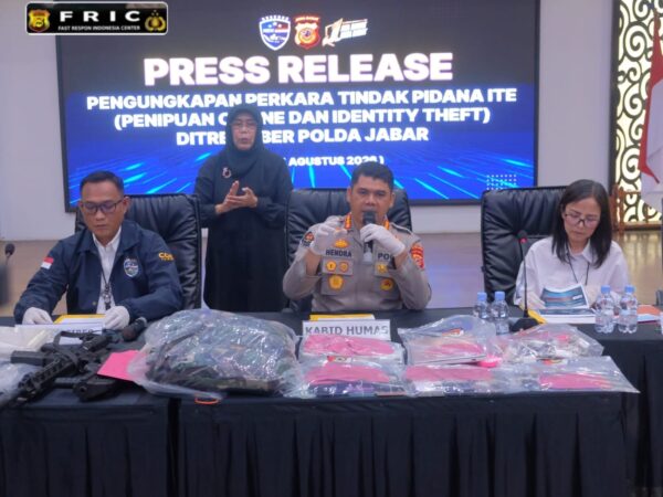Polda Jabar Gulung Jaringan Penipuan Online ‘Pancasona Family’ di Sulsel, 12 Orang Jadi Tersangka