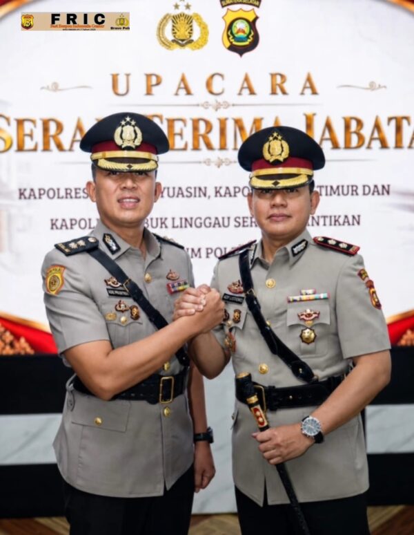 Kapolda Sumsel Pimpin Sertijab Kapolres MUBA Dan Kapolres OKU Timur