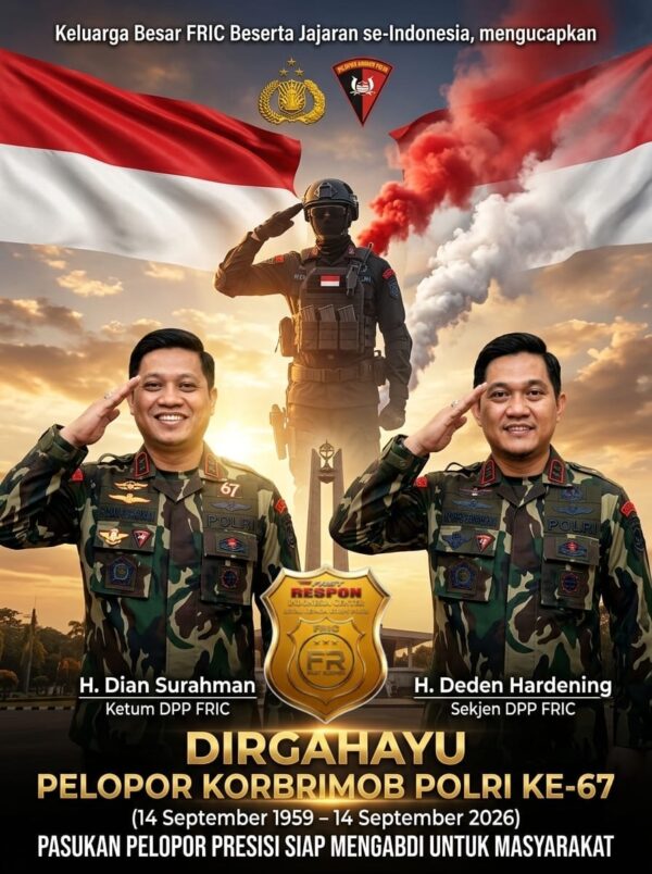 *DIRGAHAYU PASUKAN PELOPOR Ke-67* (14 September 1959 – 14 September 2026)