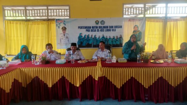 TP PKK Lubai Ulu Gelar Pertemuan Bulanan di Desa Sumber Mulya